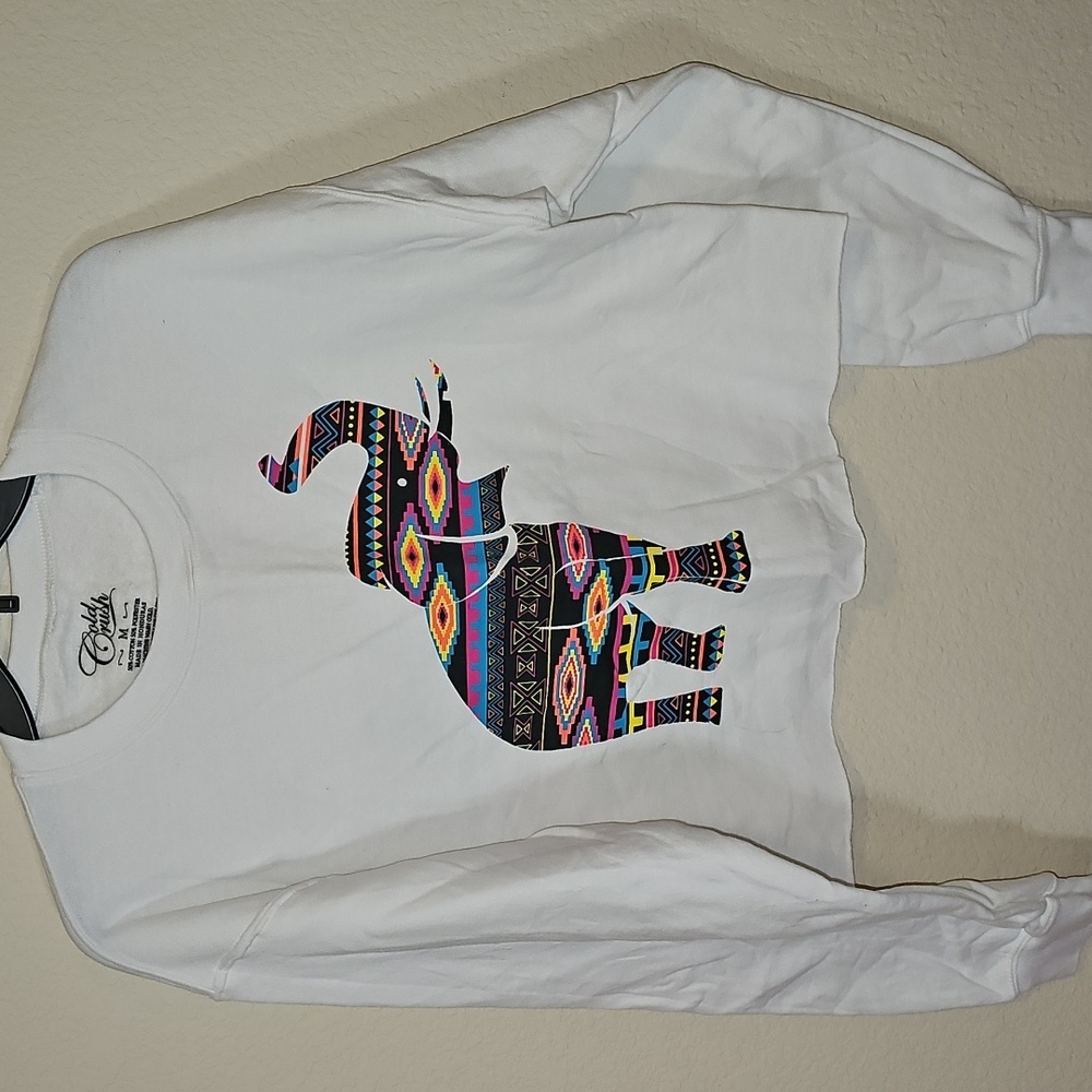 Gold Rush Aztec Elephant with Being Different saying on back